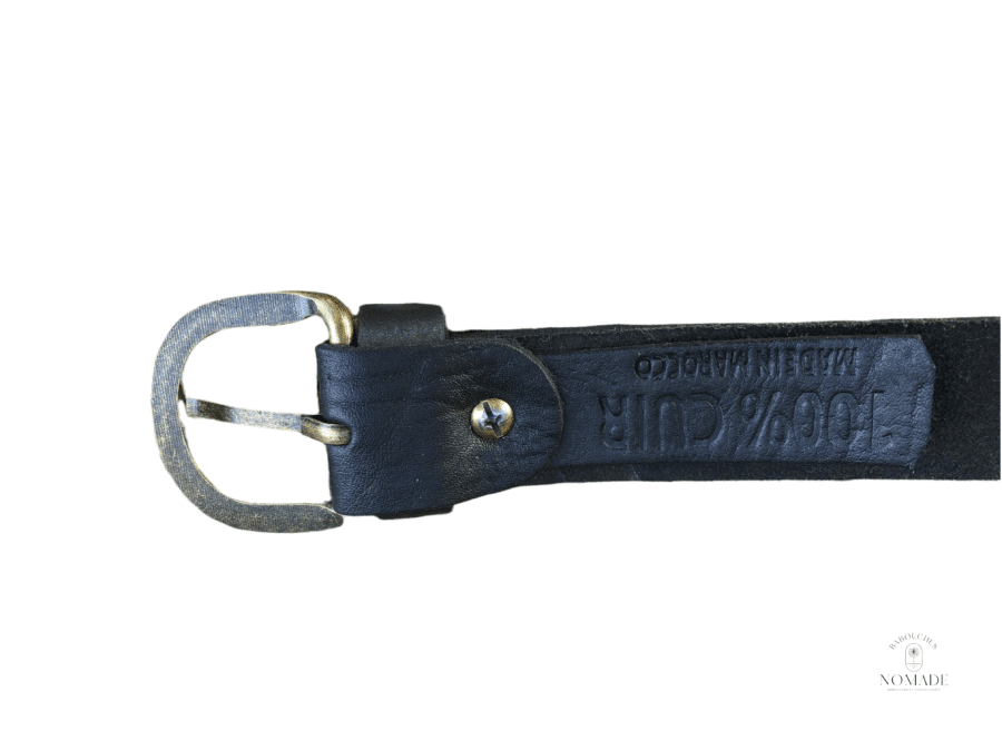 ceinture cuir longue reglable