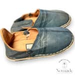 Berbère enfant cuir bleu 5