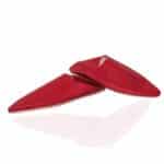 babouche pointue cuir rouge3
