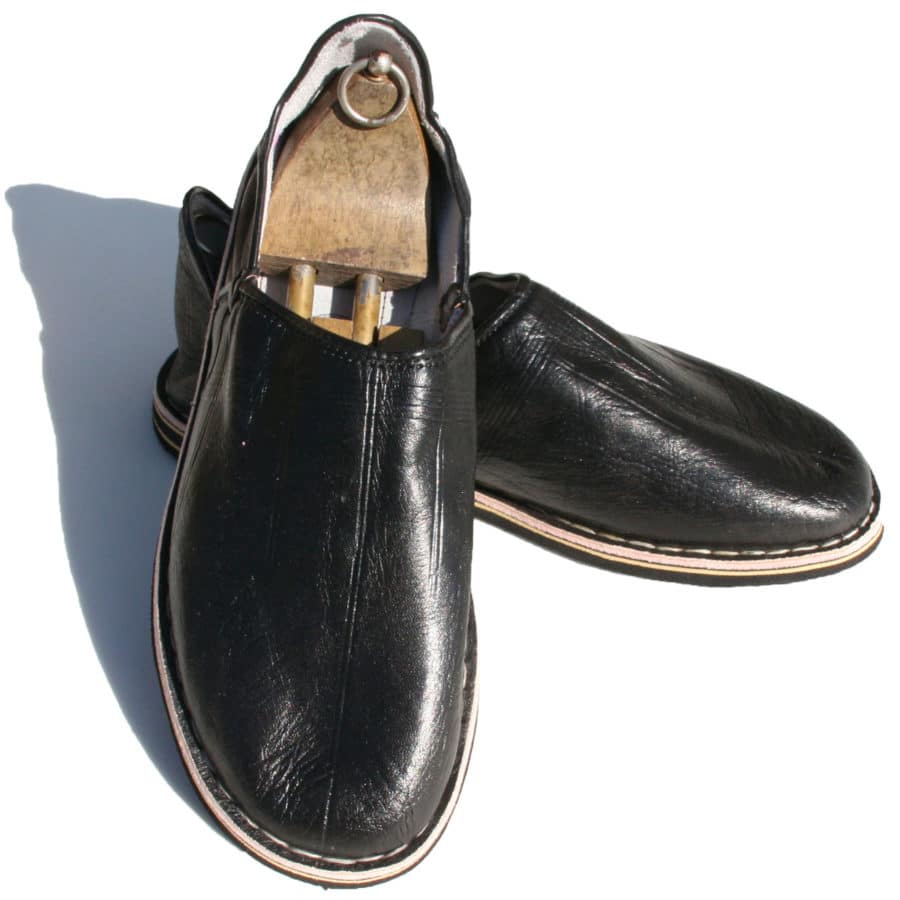 babouches berberes noires 02