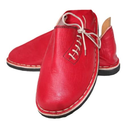 babouches lacets rouge 01 1