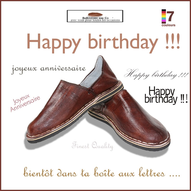 happy birthday babouche homme