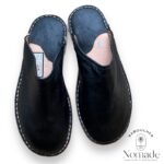 Mules doublées molletonnées noires (2)