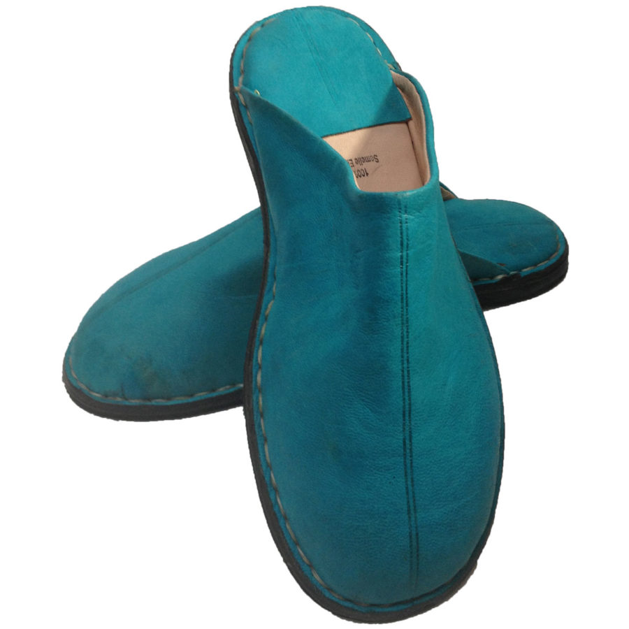 mules cosy turquoise 01