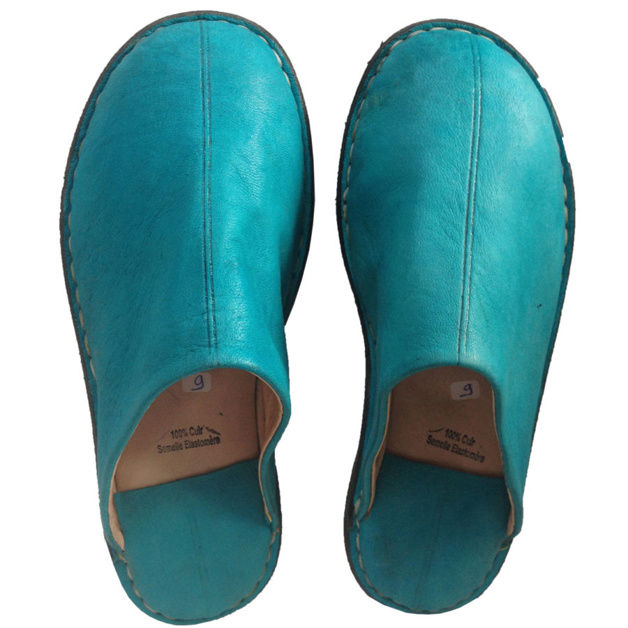 mules cosy turquoise 03