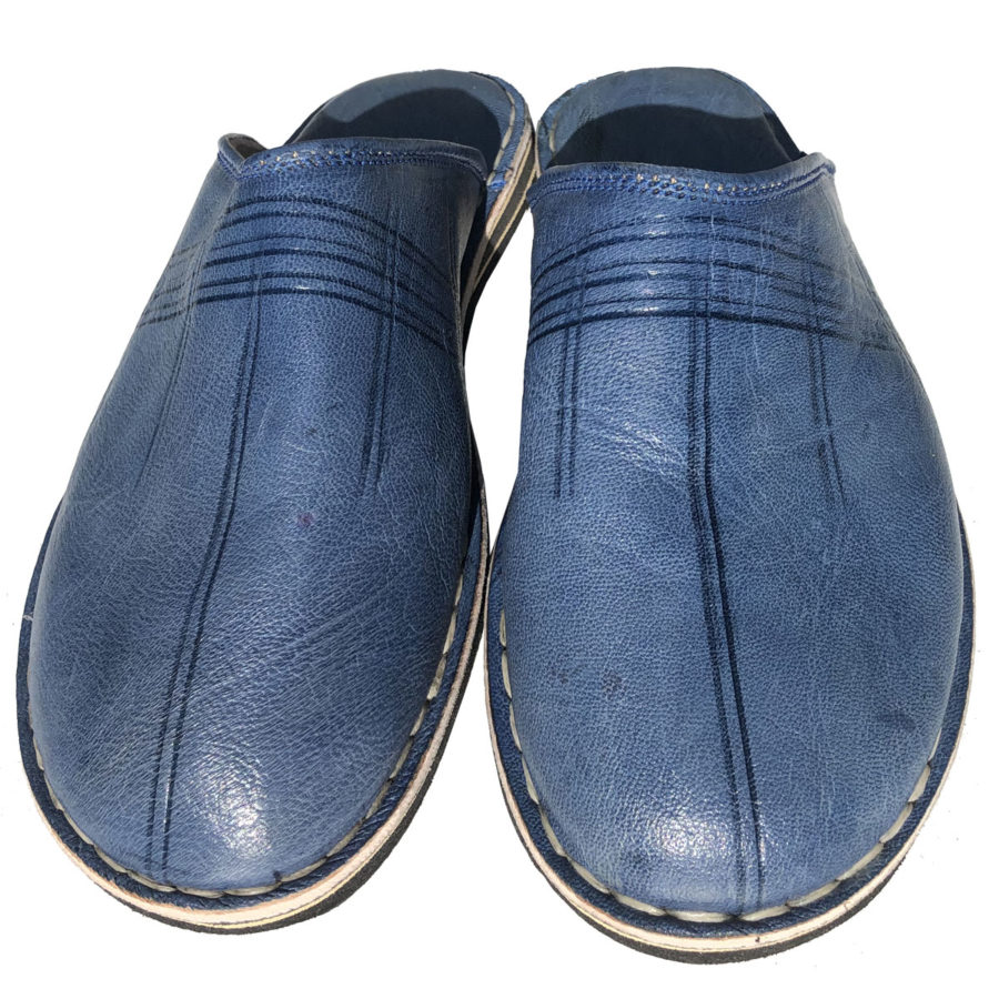 mules blue jeans