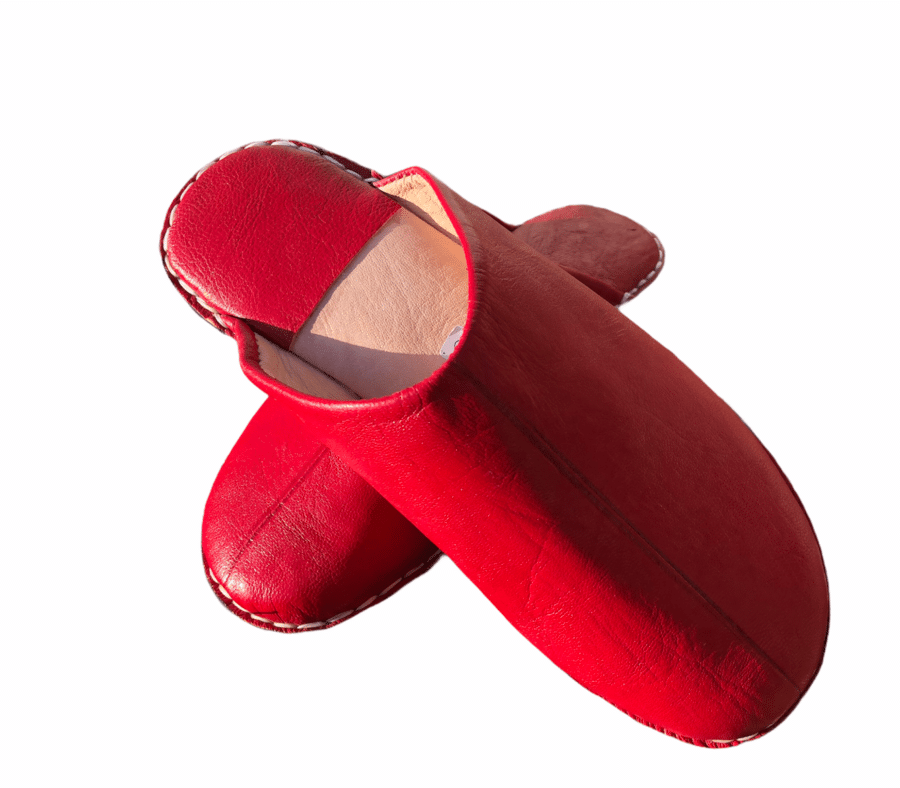 mules cosy femme rouge