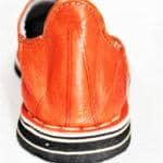 babouche cuir mixte orange1