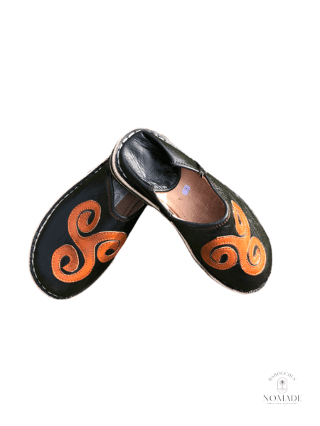 babouches berberes triskell noire