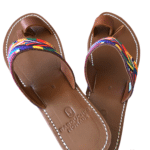 tongs femmes cuir massai 1