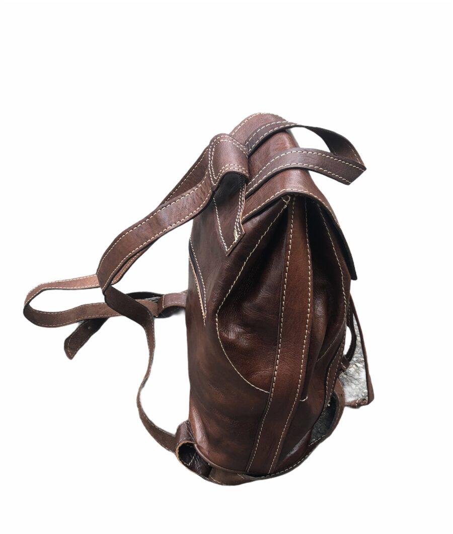SAC A DOS CUIR D AGNEAU