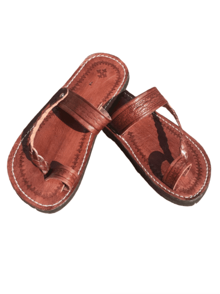 tong ferra cuir marron