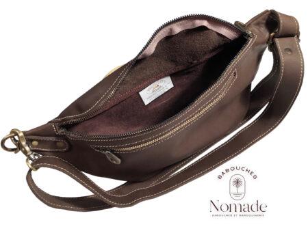 banane marron cuir bandouliere 4