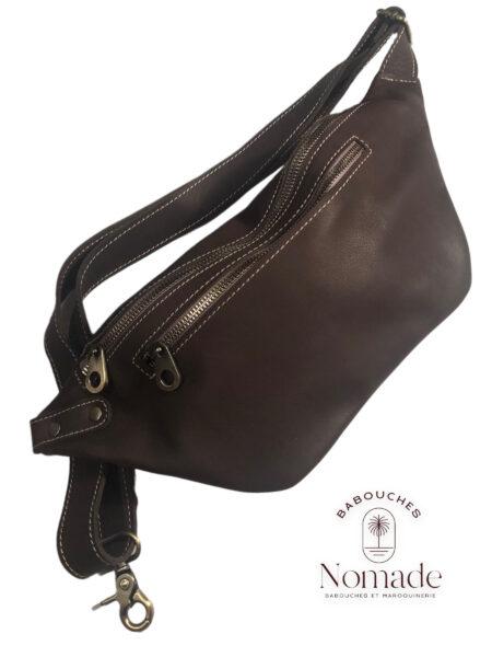 banane marron cuir bandouliere 8