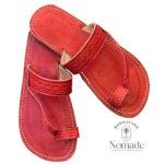 nu pieds rouge femme 1