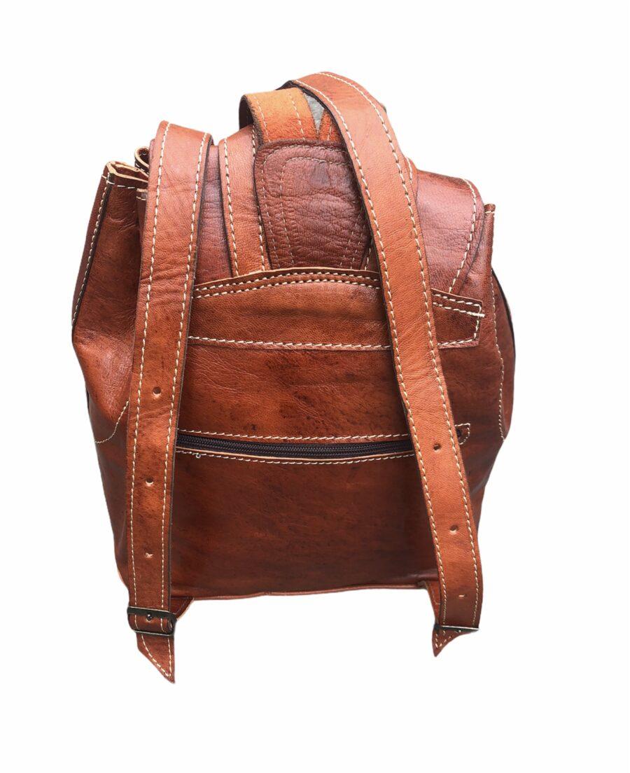 sac a dos cuir naturel 3