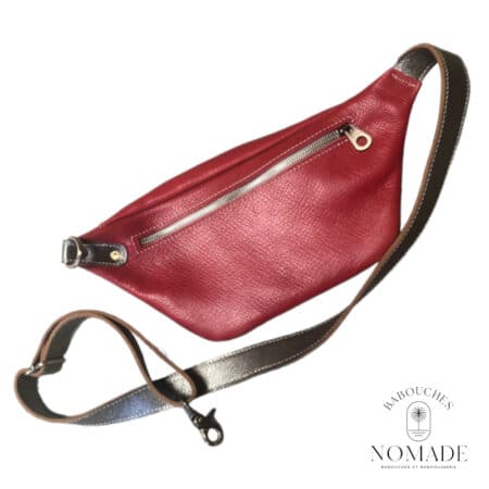 sac banane bandoulière rouge(4)