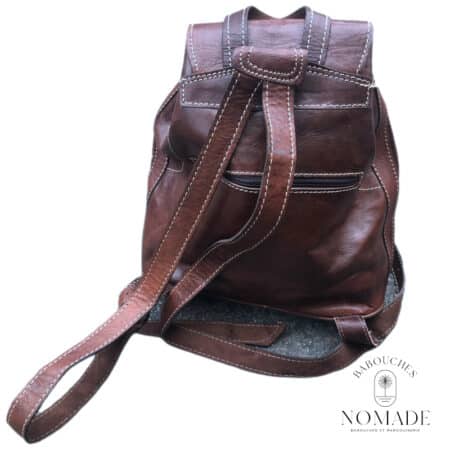 sac a dos double zip marron(1)