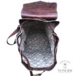 sac a dos double zip marron(6)