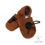 Chausson bébé marron 2