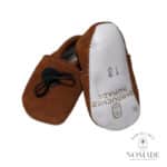 Chausson bébé marron 5