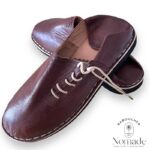 babouches a lacets marron (1)