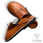 babouches a lacets marron clair (5)