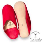 babouches souples rouge (3)