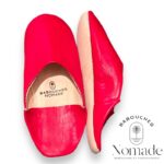 babouches souples rouge (4)