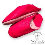 babouches souples rouge (7)