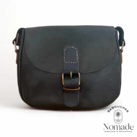 Sac facteur noir