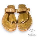 tong sandale femme cuir kaki (6)