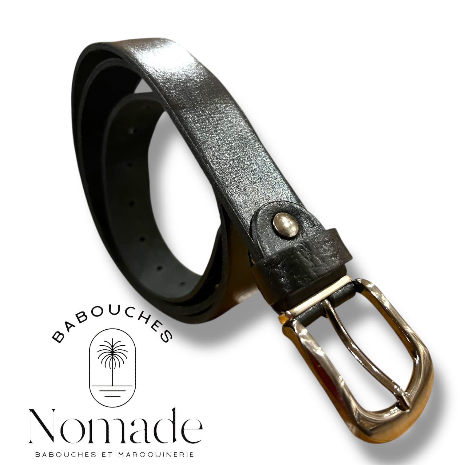 ceinture cuir noir boucle a vis (1)