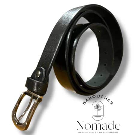 ceinture cuir noir boucle a vis (3)