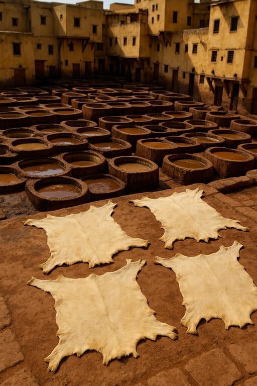 peaux brute tannerie de chouara