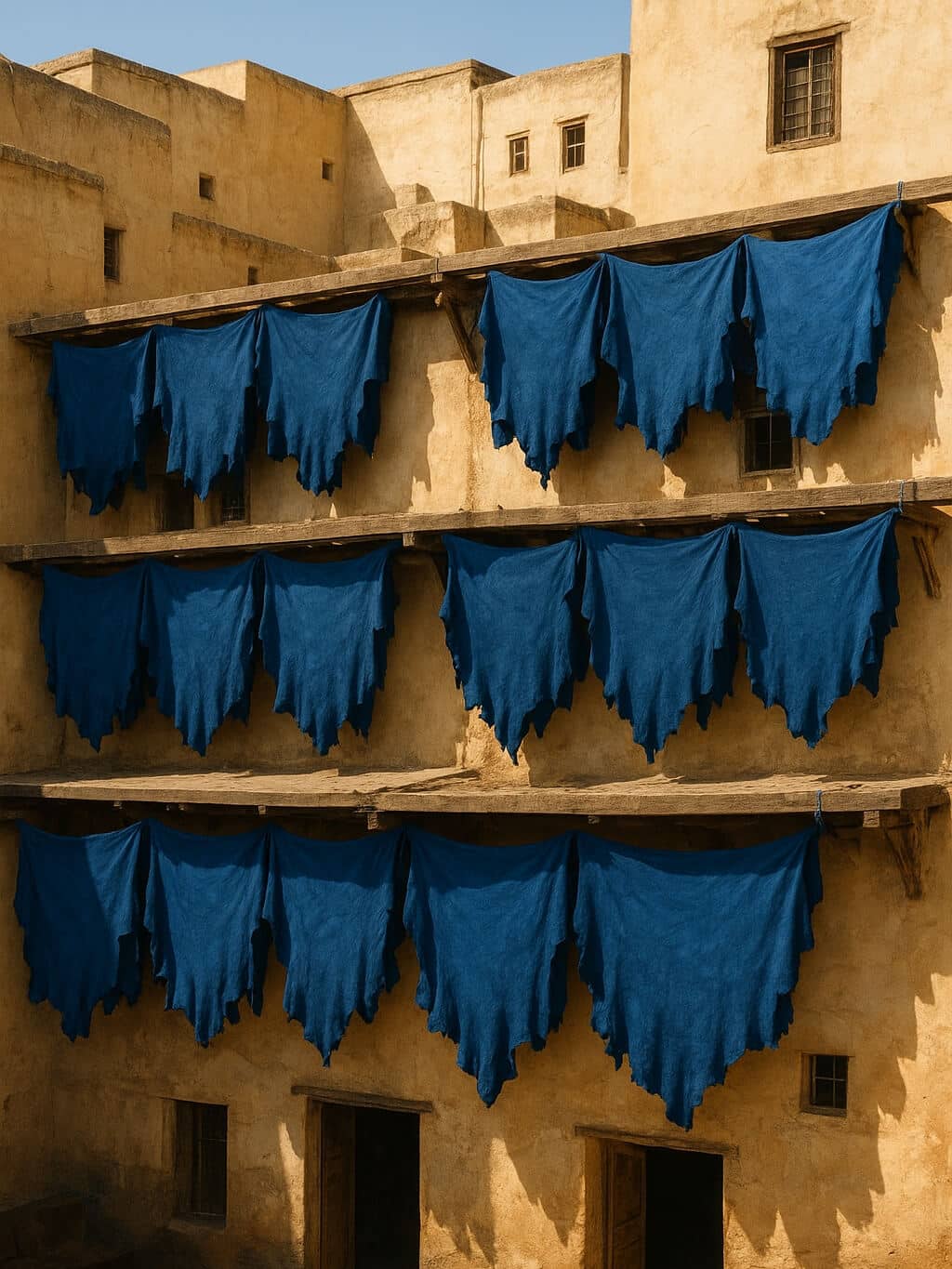 sechage peaux indigo