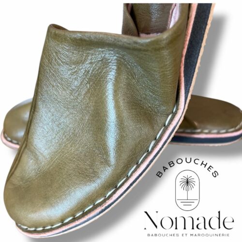 babouches mules cosy kaki babouches mules cosy kaki