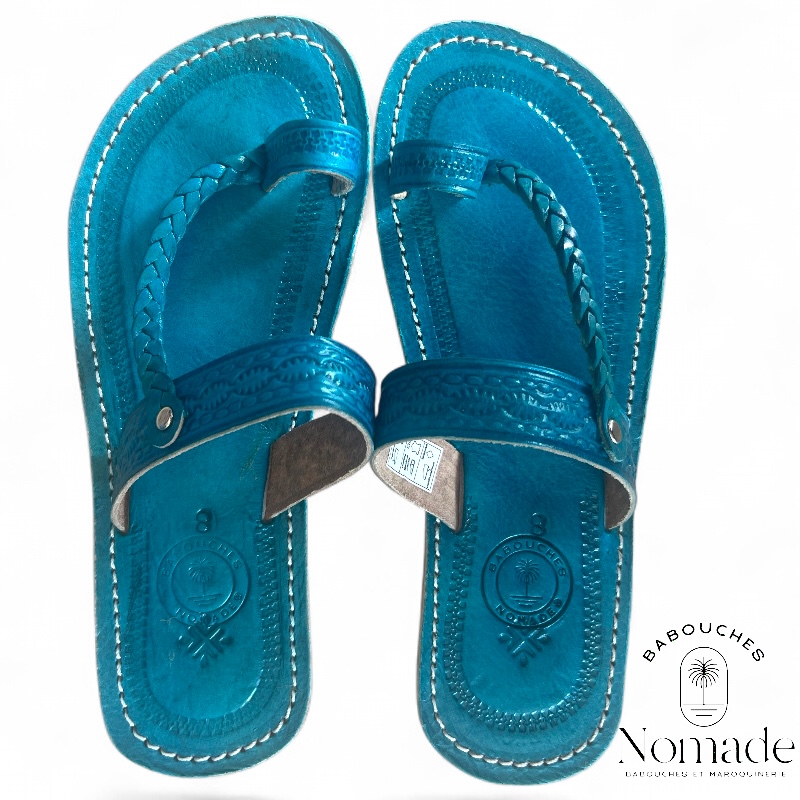 sandale tong ferra turquoise (1)