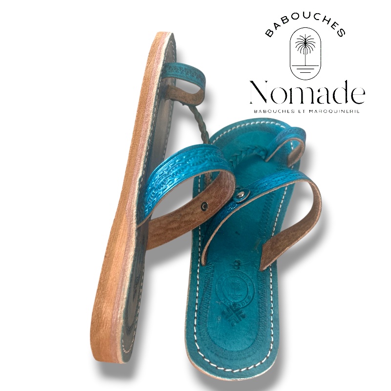 sandale tong ferra turquoise (3)