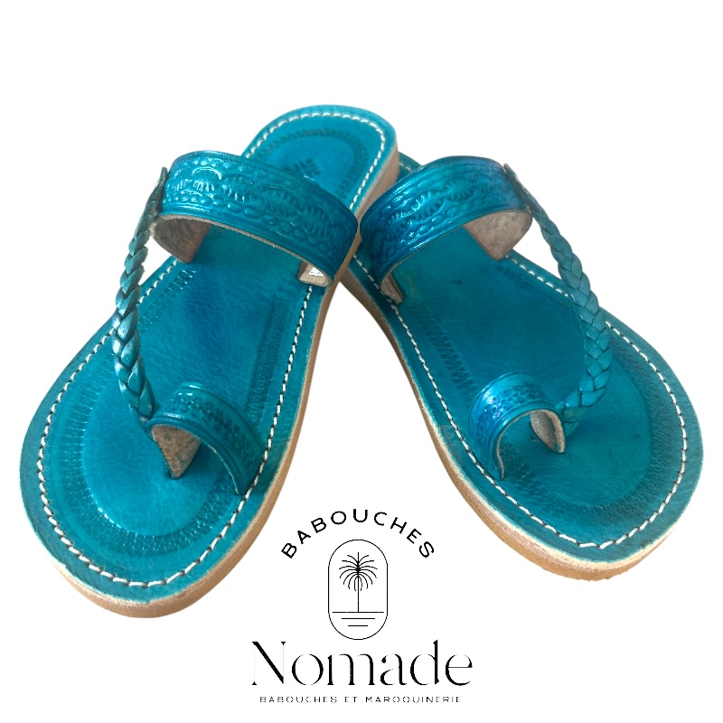 sandale tong ferra turquoise (5)