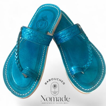 sandale tong ferra turquoise (6)