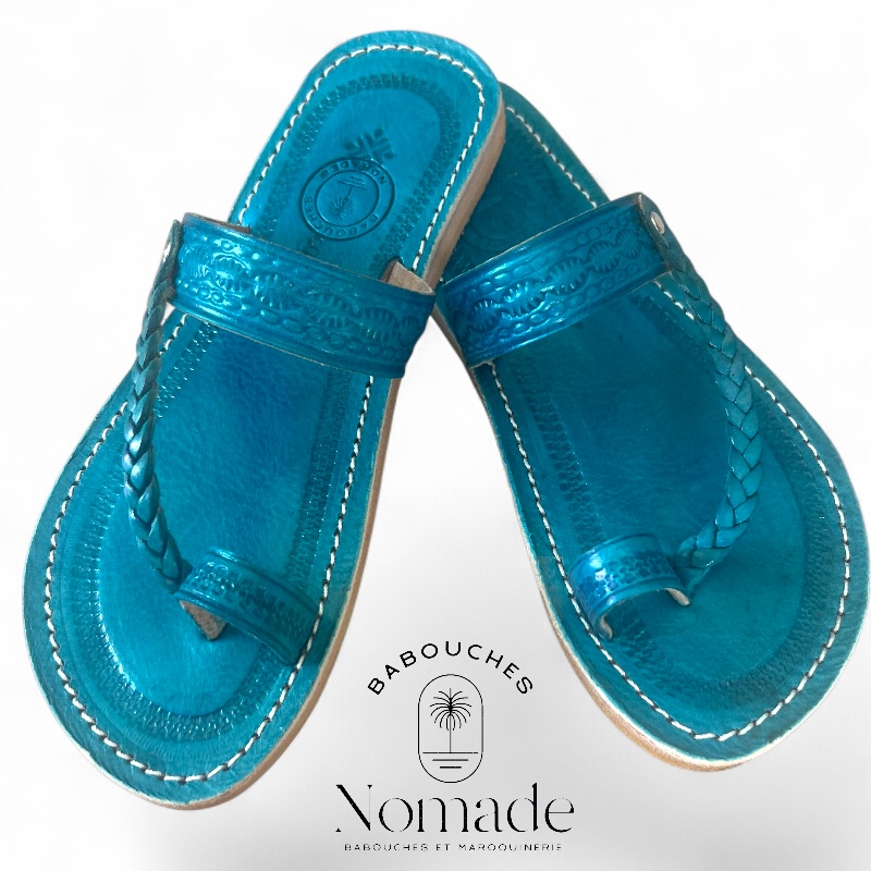 sandale tong ferra turquoise (6)